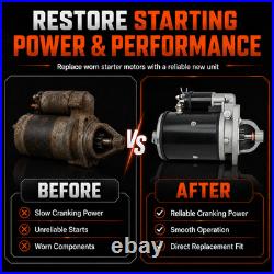 12V Starter Motor for Ford 555E 575E 3430 3930 Tractor Diesel 12V Starter Motor for Ford 555E 575E 3430 3930 Tractor Diesel