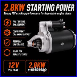 12V Starter Motor for Ford 555E 575E 3430 3930 Tractor Diesel