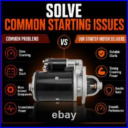 12V Starter Motor for Ford 555E 575E 3430 3930 Tractor Diesel