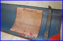 1957 Ford 861 Diesel Tractor Center Hood Panel 800