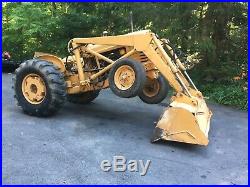 1963 Ford 4000 4140 DIESEL Industrial tractor loader 4 speed shuttle shift NICE