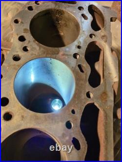 1966 FORD 3000 175 Cid 3CYL Diesel SLEEVED BLOCK Crank and Pistons Vintage