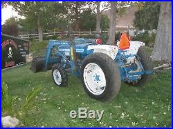 1984 FORD 1710 4WD Diesel Tractor w 7708 Loader Serviced New Tires, Hoses