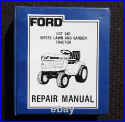 1987-1991 Ford Lgt 14d Diesel Lawn & Garden Tractor Service Repair Manual Minty