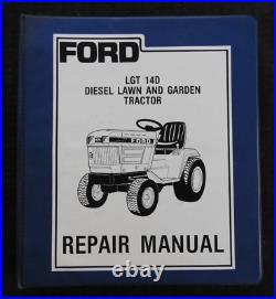 1987-1991 Ford Lgt 14d Diesel Lawn & Garden Tractor Service Repair Manual Minty