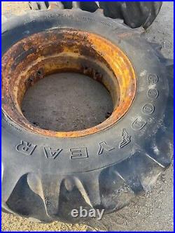 1987 Ford 6610 Tractor 18.4-30 Goodyear Tires & Rims