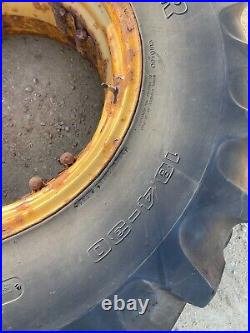 1987 Ford 6610 Tractor 18.4-30 Goodyear Tires & Rims