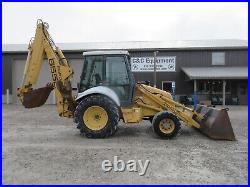 1999 New Holland 655E 4WD Backhoe Loader Tractor Low hours Nice over all