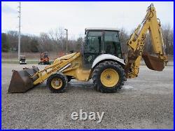 1999 New Holland 655E 4WD Backhoe Loader Tractor Low hours Nice over all