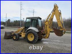 1999 New Holland 655E 4WD Backhoe Loader Tractor Low hours Nice over all