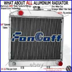 2 ROW Radiator Fit FORD Compact New Holland 1500 1700 1600 SBA3101000311000 US
