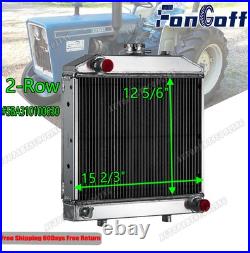 2-ROW Radiator Fit FORD Compact New Holland 1500 1700 1600 SBA3101000311000 US