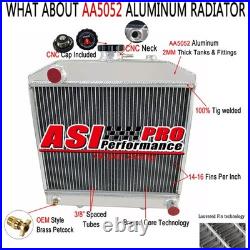 2-ROW Radiator Fits Ford New Holland 1000/1500/1600/1700 Compact #SBA310100031