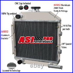 2 Row Tractor Aluminum Radiator For Ford Tractor Model 1300 SBA310100211