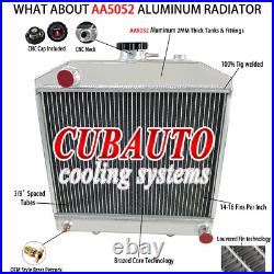 2 Rows Radiator Fits Ford/new Holland 1000,1500,1600,1700 Fiat 1000#sba310100031