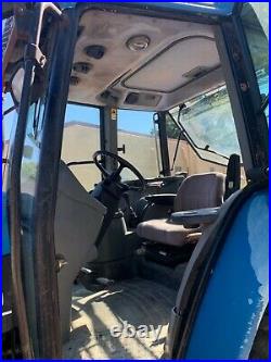 2002 New Holland Ford TS110 Cab Tractor 110HP 4WD 2,180 Hours Municipal