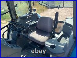 2002 New Holland Ford TS110 Cab Tractor 110HP 4WD 2,180 Hours Municipal