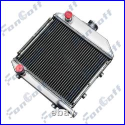 2ROW Aluminum Radiator For Ford Compact 1300 Model Tractor SBA310100211 NEW
