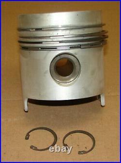 (3) 4-Ring Pistons with Rings for 3 Cyl Ford 201 Diesel Engines. 030 Oversize