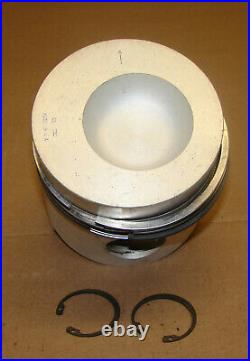 (3) 4-Ring Pistons with Rings for 3 Cyl Ford 201 Diesel Engines. 030 Oversize