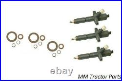 3 Fuel Injectors For Ford Diesel Tractor 2000 3000 4000 4400 5000 6000