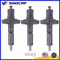 3X Fuel Injector D4NN9F593A fits Ford Tractor 2600 3600 4600 5600 6600 7600 8000