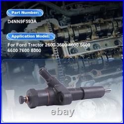 3X Fuel Injector D4NN9F593A fits Ford Tractor 2600 3600 4600 5600 6600 7600 8000