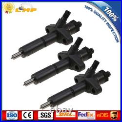 3x Fuel Injectors D4NN9F593A For Ford Tractor 2600 3600 4600 5600 6600 7600 7700