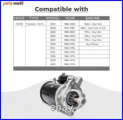 410-30044 12V Starter Compatible for Ford Farm Diesel Tracto 2000 3000 4000 5000 410-30044 12V Starter Compatible for Ford Farm Diesel Tracto 2000 3000 4000 5000