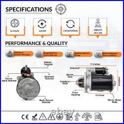410-30044 12V Starter Compatible for Ford Farm Diesel Tractor 2000 3000 4000 410-30044 12V Starter Compatible for Ford Farm Diesel Tractor 2000 3000 4000