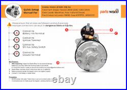410-30044 12V Starter Compatible for Ford Farm Diesel Tractor 2000 3000 4000 410-30044 12V Starter Compatible for Ford Farm Diesel Tractor 2000 3000 4000