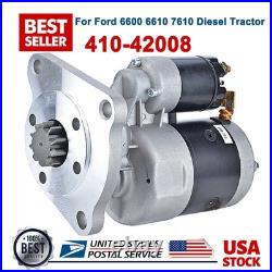 410-42008 Starter for Ford 6600 6610 7610 Diesel Tractor 4cyl 10T 2.7kW 16608 US