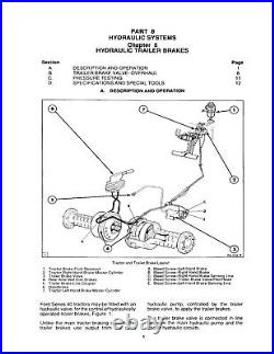 5640 6640 7740 7840 8240 8340 Diesel Tractor Service Manual Fits Ford Series 40