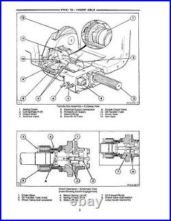 5640 6640 7740 7840 8240 8340 Diesel Tractor Service Manual Fits Ford Series 40