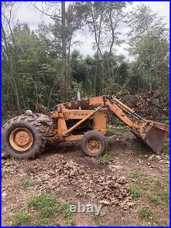 74 ford 4500 Diesel Front Loader Tractor. Runs and operates. Backhoe not Included