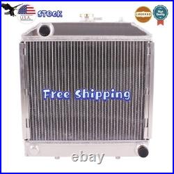 Aluminum Radiator Fits Ford Compact Tractor 1500 1600 1700 1900 1000 & 2-Rows