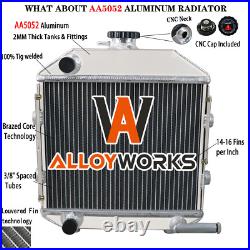 Aluminum Tractor Radiator FIT Ford 1300 1942SMP130486 SBA310100211 Quality