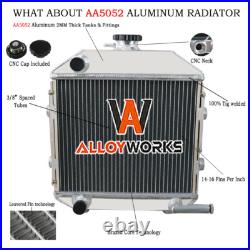 Aluminum Tractor Radiator For SBA310100211 Ford 1300 1942SMP130486 New