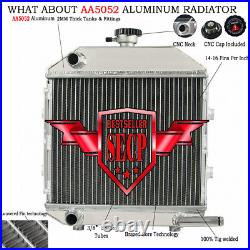 Aluminum Tractor Radiator With Cap For Ford 1300 SBA310100211 1942SMP130486 US