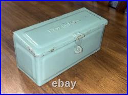 Antique Ford Fordson Green Steel Diesel Tractor Tool Utility Box Lid and Clasp