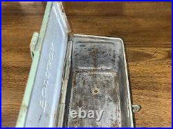 Antique Ford Fordson Green Steel Diesel Tractor Tool Utility Box Lid and Clasp Antique Ford Fordson Green Steel Diesel Tractor Tool Utility Box Lid and Clasp
