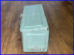 Antique Ford Fordson Green Steel Diesel Tractor Tool Utility Box Lid and Clasp