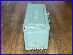 Antique Ford Fordson Green Steel Diesel Tractor Tool Utility Box Lid and Clasp Antique Ford Fordson Green Steel Diesel Tractor Tool Utility Box Lid and Clasp