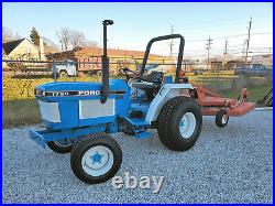 BEAUTIFUL! Ford 1720 Diesel Powered 4X4 Tractor With Attachments! LOW HOURS