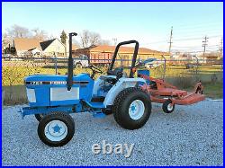 BEAUTIFUL! Ford 1720 Diesel Powered 4X4 Tractor With Attachments! LOW HOURS