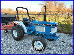 BEAUTIFUL! Ford 1720 Diesel Powered 4X4 Tractor With Attachments! LOW HOURS