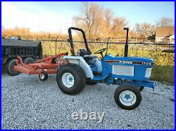 BEAUTIFUL! Ford 1720 Diesel Powered 4X4 Tractor With Attachments! LOW HOURS