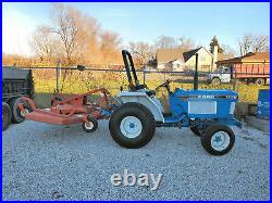 BEAUTIFUL! Ford 1720 Diesel Powered 4X4 Tractor With Attachments! LOW HOURS