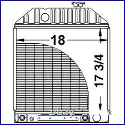 D3NN8005B Radiator +Oil Cooler Fits Ford New Holland Diesel Tractor 700 710