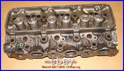 D5NN6090K Ford 3 Cylinder Diesel 201 175 192 Cylinder Head ROUND INTAKE PORTS